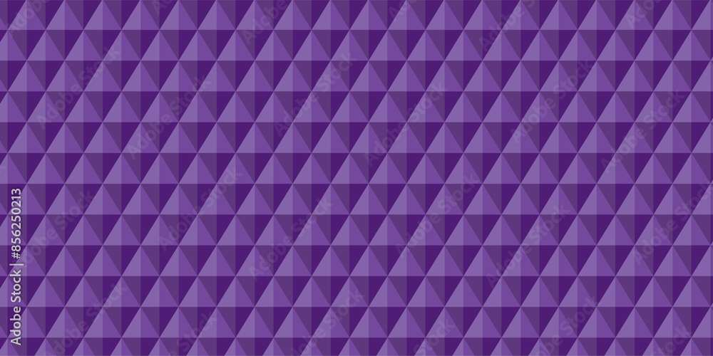 Poster seamless geometric shapes in a repeating pattern create a modern violet background