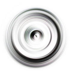Colorful radial motion effect. Abstract rounded background. Color curves and sphere.