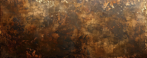 Metallic background featuring a weathered bronze texture, with rich, dark patina and natural aging details, evoking a sense of history and craftsmanship.
