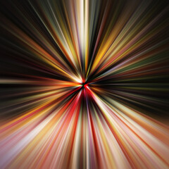 Colorful zoom motion effect. Abstract background.