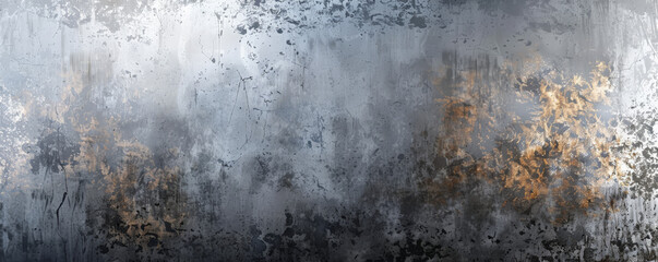Metallic background with an oxidized silver texture, featuring darkened, tarnished areas, creating a sense of age and depth, perfect for vintage, steampunk, or historical themes.