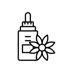 Bach Flowers Icon Perfect for Herbal Remedies and Natural Healing Illustrations