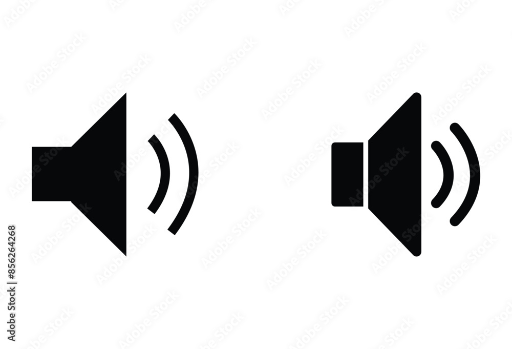 Poster speaker icon vector. speaker icon vector for web and mobile app. volume sign and symbol. loudspeaker