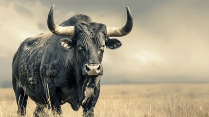 Buffalo Photography in Its Natural Habitat in the Spotlight of a Stunning Sunset.