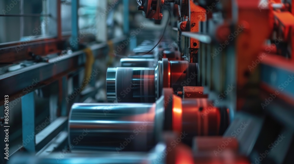 Poster printing machine feed rollers in increasing productivity and accuracy. generated by ai
