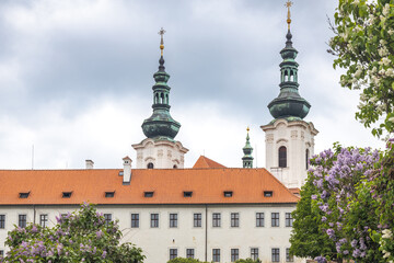 Obraz premium View of Strahov Monastery in Prague, Czech Republic, Europe.