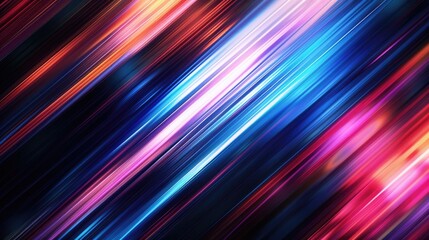 Abstract wallpaper with diagonal parallel lines of light beams