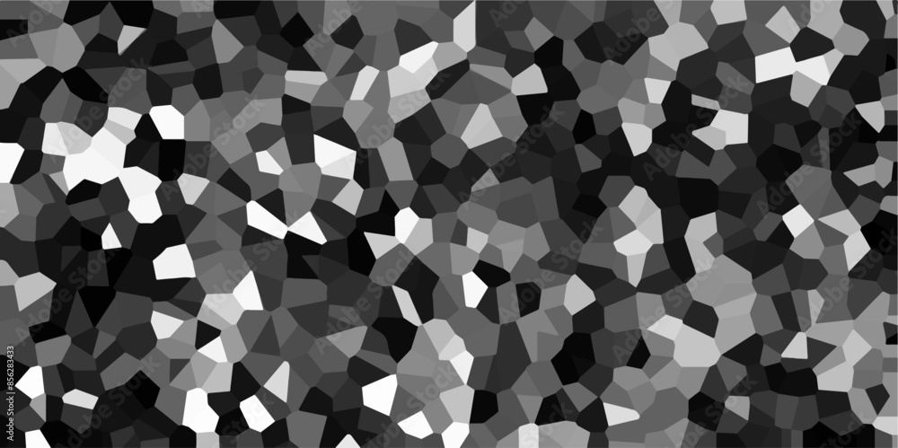 Poster seamless pattern mosaic marble pattern texture with seamless shapes. dark and light gray geometric m