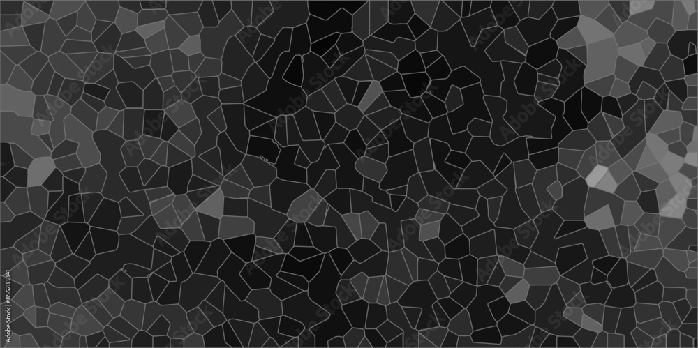 Poster abstract black geometric with triangles and marble texture. seamless pattern mosaic marble pattern t