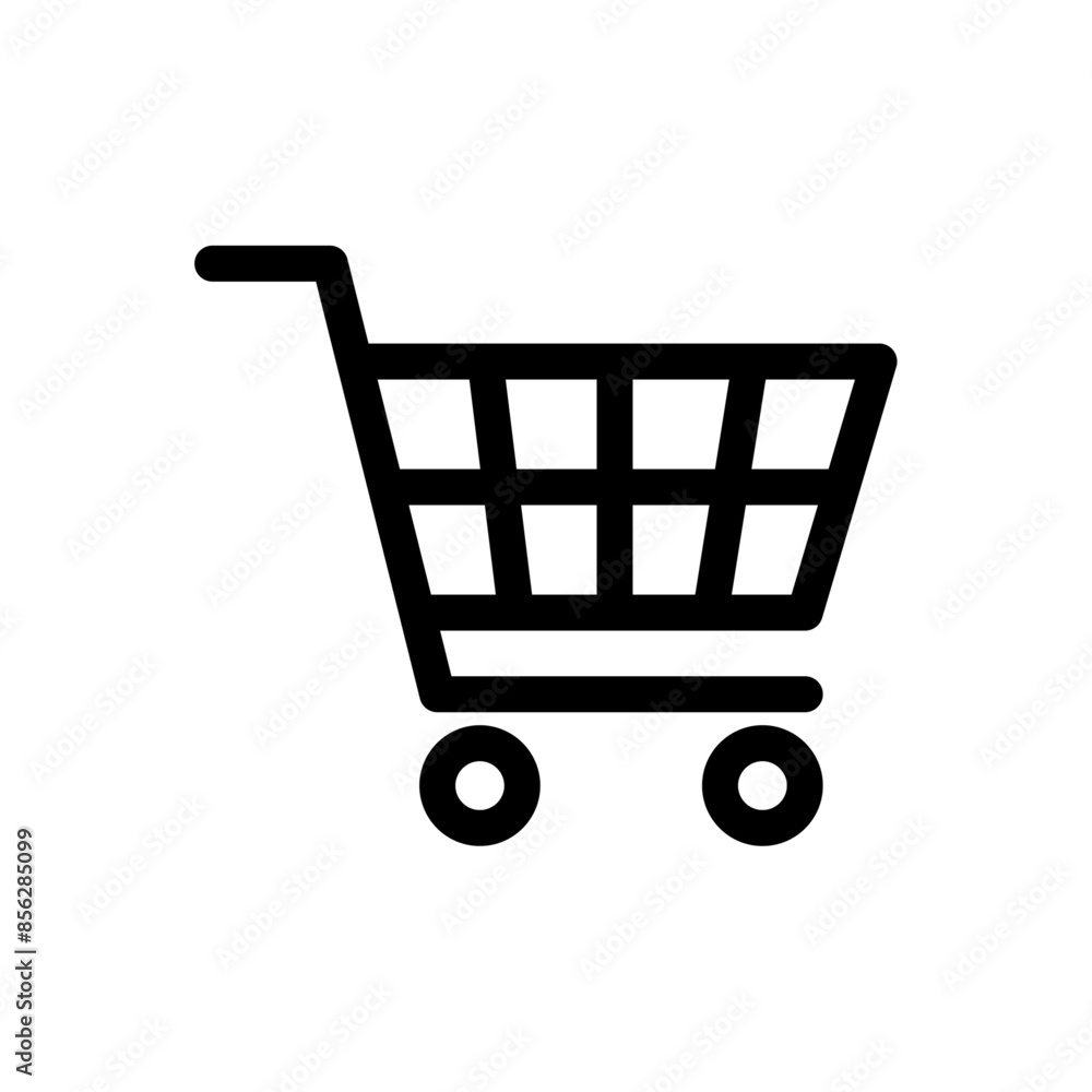 Wall mural Shopping cart icon