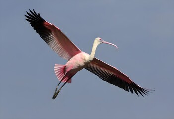 Fototapeta premium A close up of a Spoonbill