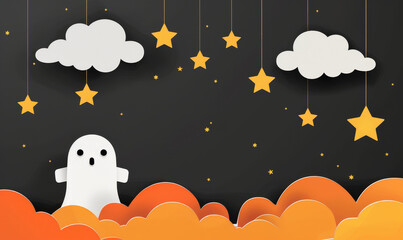 Holiday event halloween background concept illustration