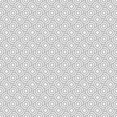 Bold striped circles seamless pattern