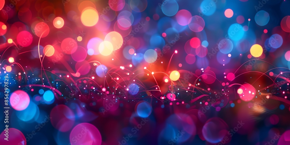 Aufkleber a colorful background with many small circles. the circles are of different sizes and colors. the ba
