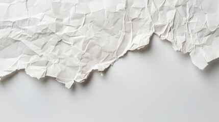 White paper texture or background seen from above laid flat