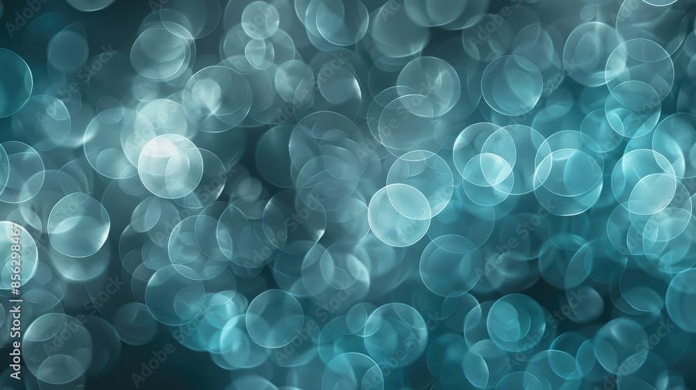 Poster background of circular bokeh patterns