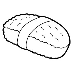 Japanese food line drawing