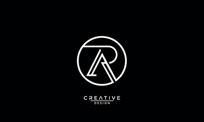 AR, RA, A, R, Abstract Letters Logo Monogram