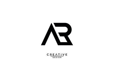 AR, RA, A, R, Abstract Letters Logo Monogram
