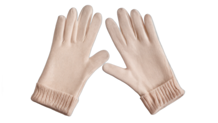 pair of gloves isolated on white background , transparent png image