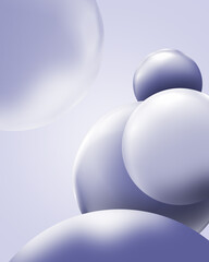 abstract background with bubbles