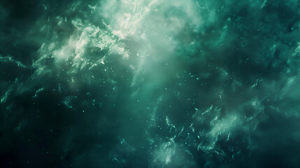 Obraz premium foggy blurred background, dark blue, thick glass with scratches