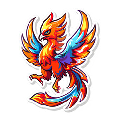 cute phoenix sticker 