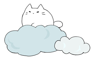 天気ねこ くもり