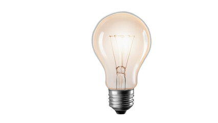 light bulb isolated on white background , transparent png image