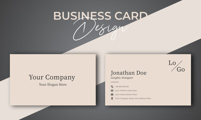Modern Editable Business Card Template, Minimalist Business Cards, Chic Business Card, Printable Business Card Template	
