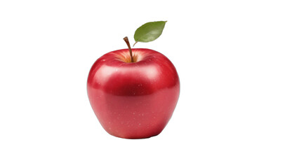 red apple isolated on white background , transparent png image