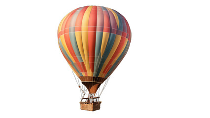 hot air balloon isolated on white background , transparent png image