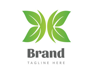 Leaf logo icon design template elements. Usable for Branding and Business Logos.