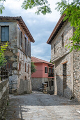 The historical Village of Ampelakia, Larissa, Thessaly, Greece