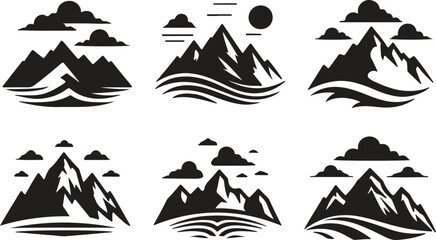 set of mountains