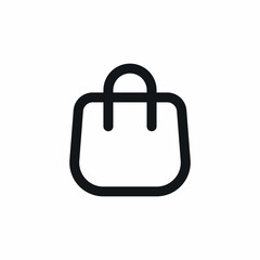 shopping package commerce bag icon