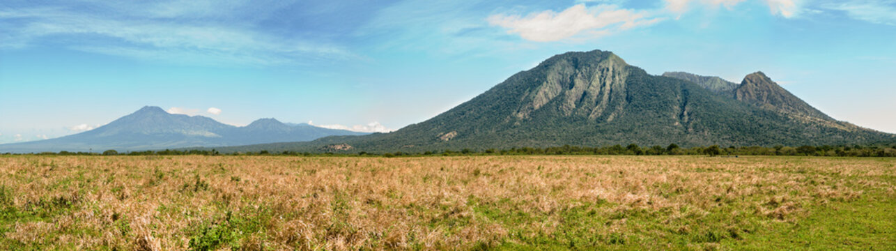 Mount Baluran  from the savanna of "Taman Nasional Baluran" Banyuwangi Regensy, Java Timur, Indonesia