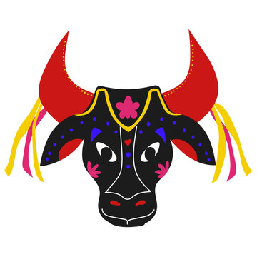 Boi Bumba Cabe&ccedil;a Bumba Meu Boi Ilustra&ccedil;&atilde;o