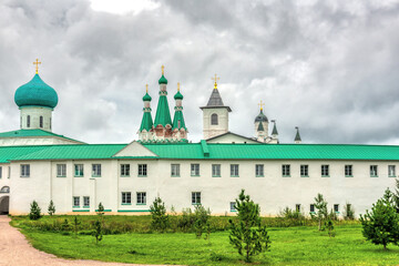 Artillery cells in the Trinity unit in Svyatsky Trinity Alexander Svirskaya Monastery