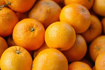 oranges on a pile close-up background