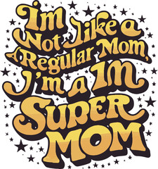 t-shirt design of mother's day