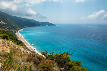 view of the sea from the sea