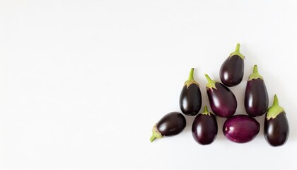 Eggplant isolated on white background