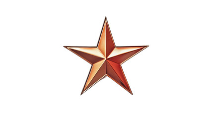 Obraz premium Star on a transparent background