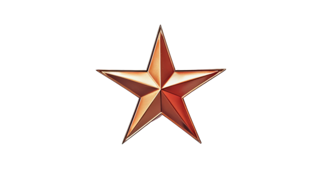 Star on a transparent background