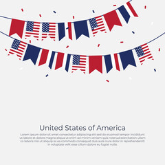 USA Background can be Used for American National Days