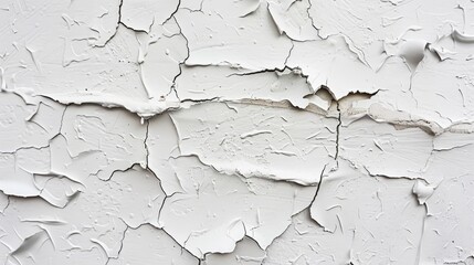Obraz premium Background of plastered white cement wall