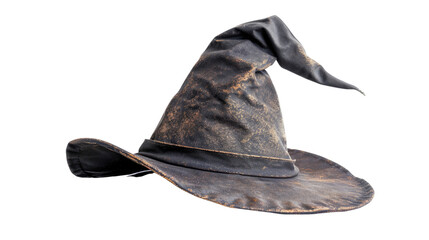 Witch hat on transparent background