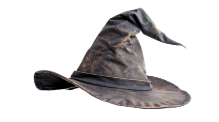 Witch hat on transparent background
