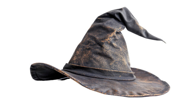 Witch hat on transparent background